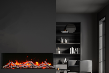 Amantii 60-TRV-SLIM 3-sided electric fireplace