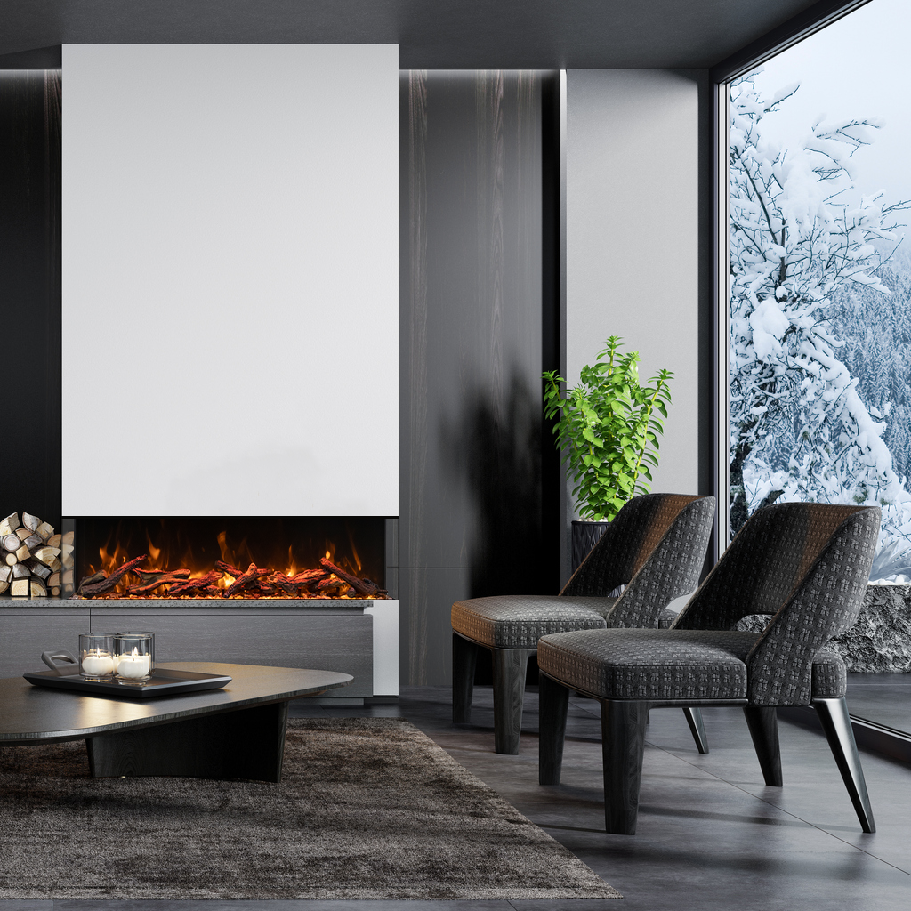 Amantii 72-Tru-View-XL 3-sided electric fireplace