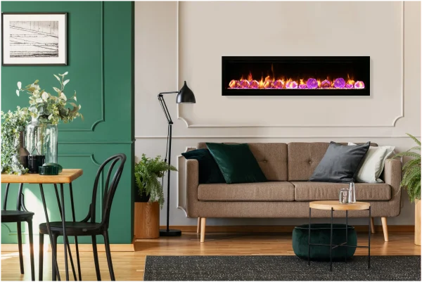 Amantii Sym-60-Lumina linear electric fireplace