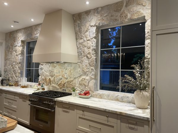 Erthcoverings Cariboo Rock Face in kitchen