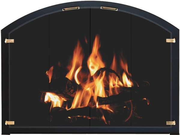 STOLL ARCHED TOTALVIEW FIREPLACE DOORS