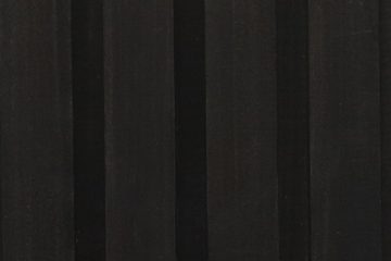 Latto wood planks with slats in ebony black finish