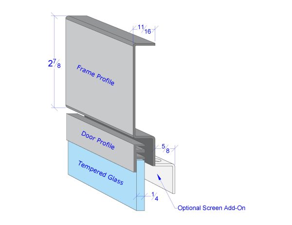 Stoll Belmont fireplace formed door frame profile