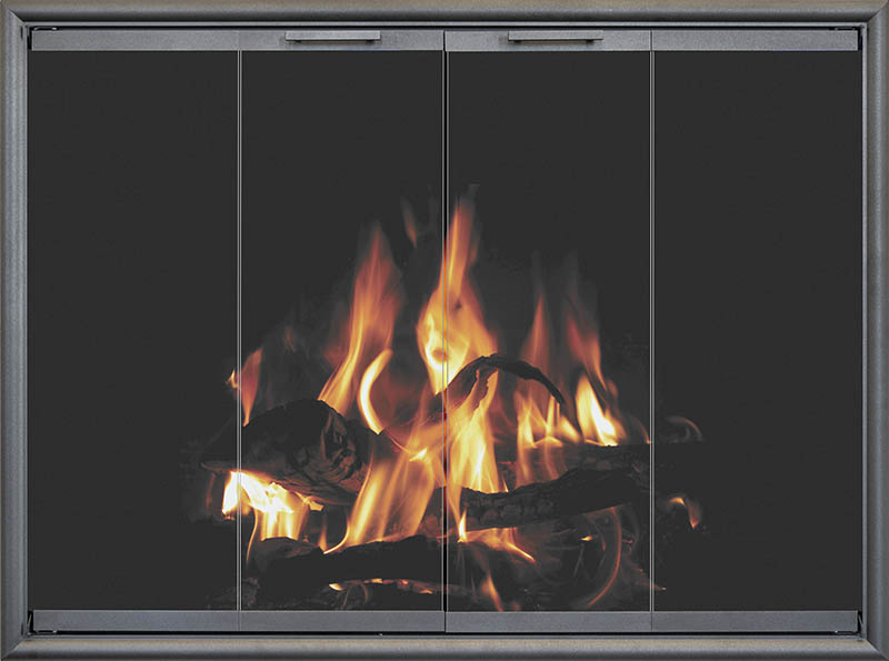 Stoll Monterey fireplace doors