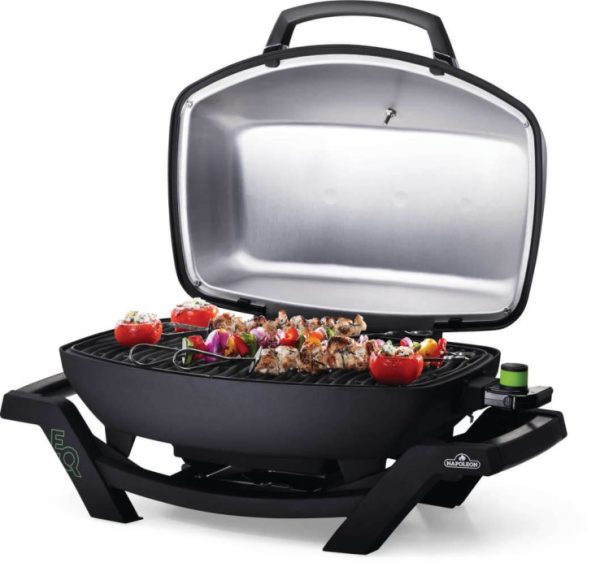 Napoleon TravelQ Pro285E portable grill open