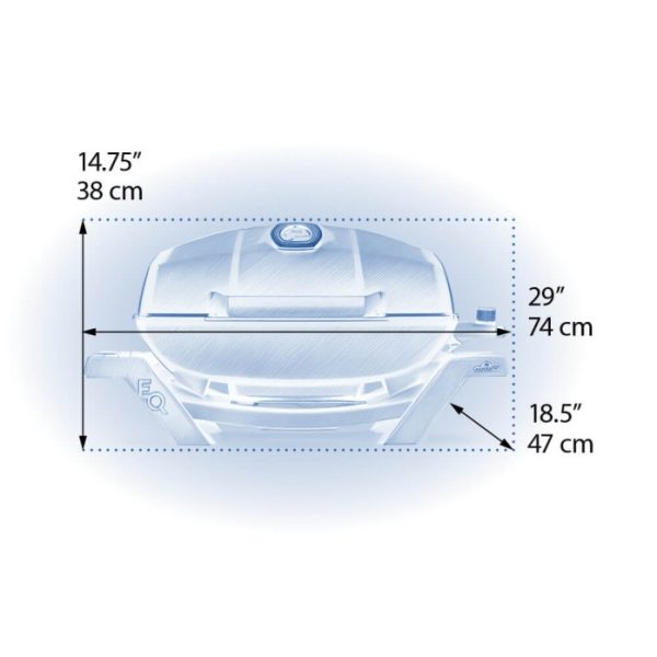 Napoleon TravelQ Pro285E grill dimensions