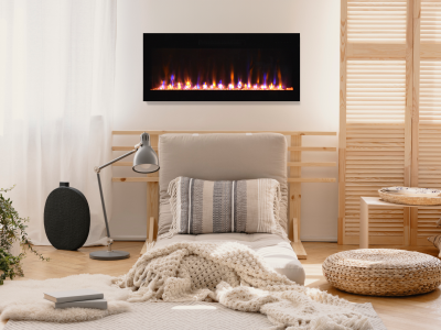 Product Image for Amantii EVO4220 Fire & Ice linear electric fireplace 