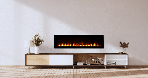 Amantii EVO6020 Fire & Ice linear electric fireplace