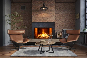 Amantii BI-TRD-38-SIG Signature fireplace insert with Optimyst