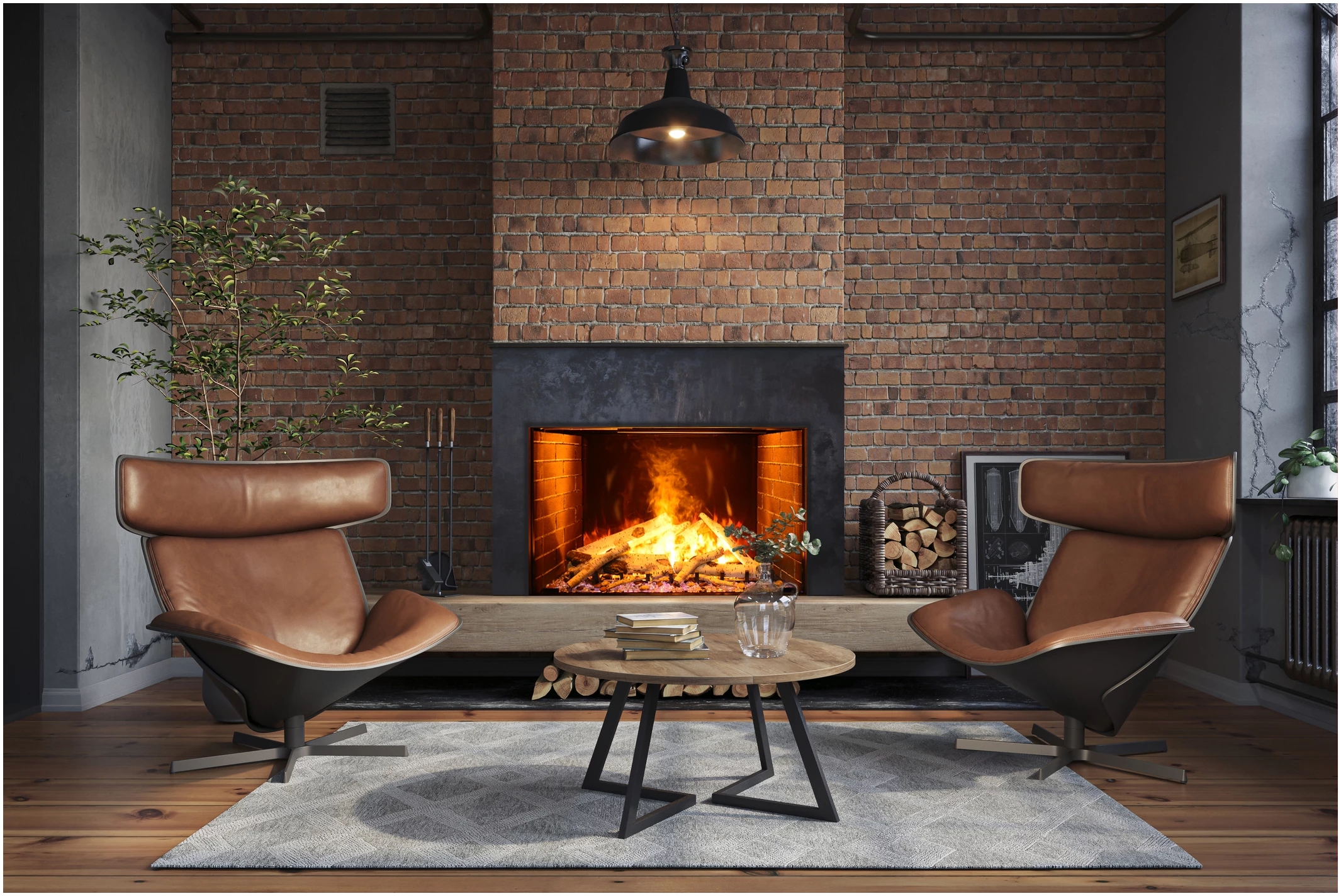 Amantii BI-TRD-38-SIG Signature fireplace insert with Optimyst