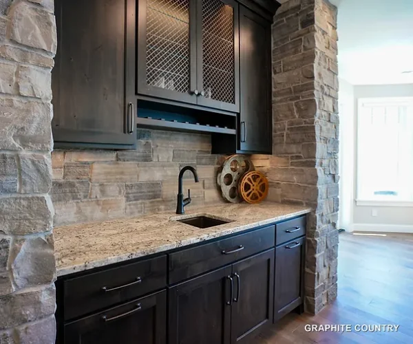 Stonerox Country natural stone kitchen backsplash