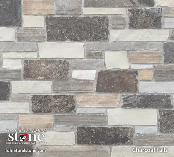 Stonerox Charcoal Falls natural stone veneer