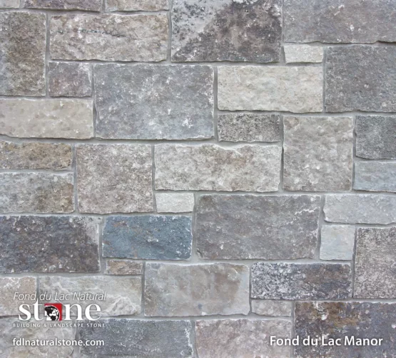 Stonerox Fond du Lac Manor natural stone veneer