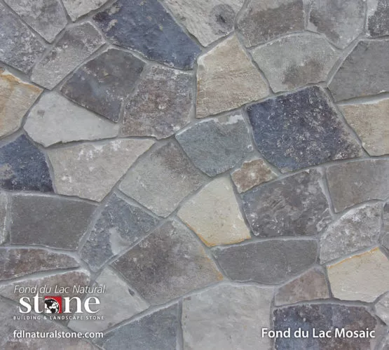 Stonerox Fond du Lac Mosaic natural stone