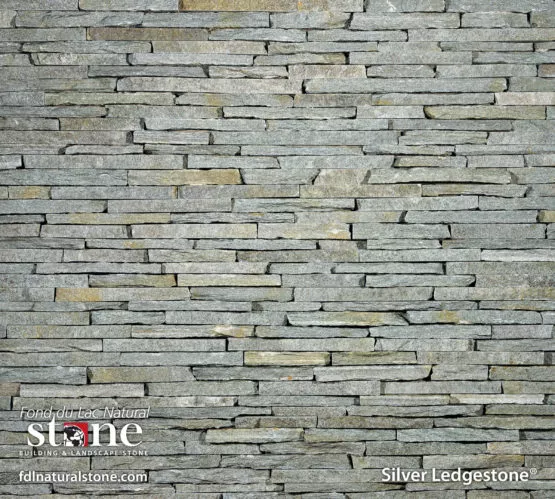 Stonerox Silver Ledgestone natural stone veneer